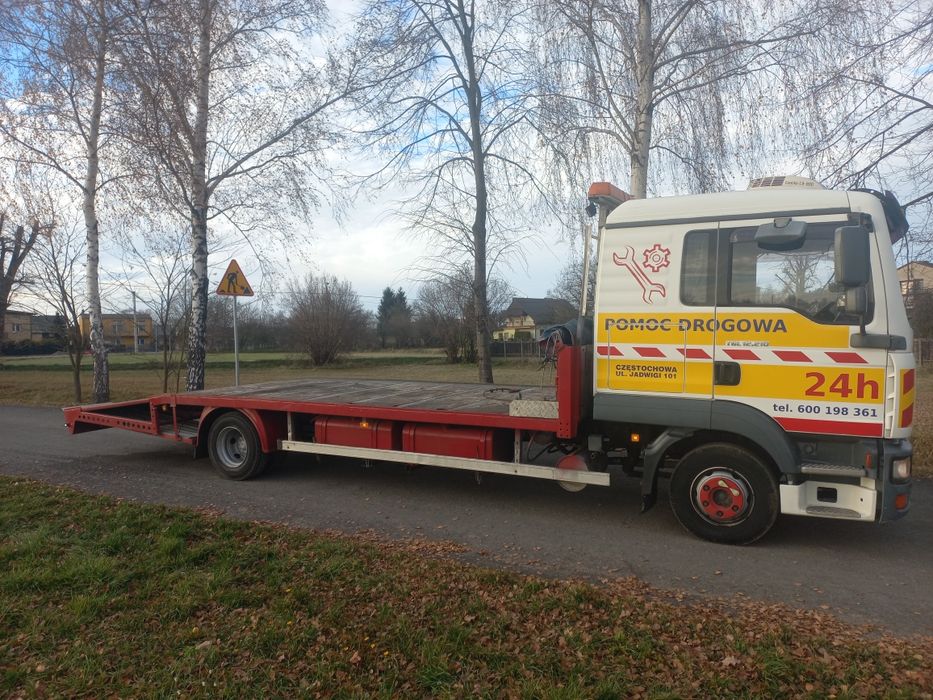 Man tgl 12.210 laweta, pomoc drogowa, najaz, autolaweta