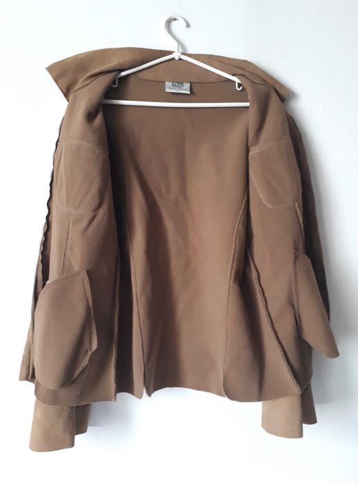 kurtka jesienna damska L/XL eko zamsz