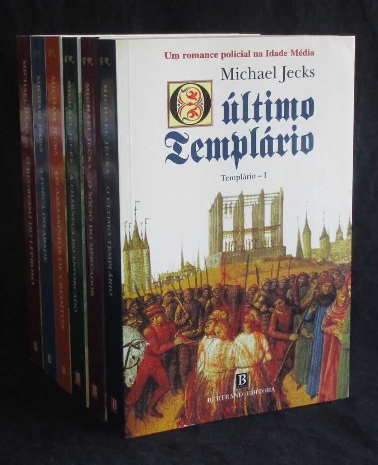 Livros Colecção Templários Michael Jecks Completa