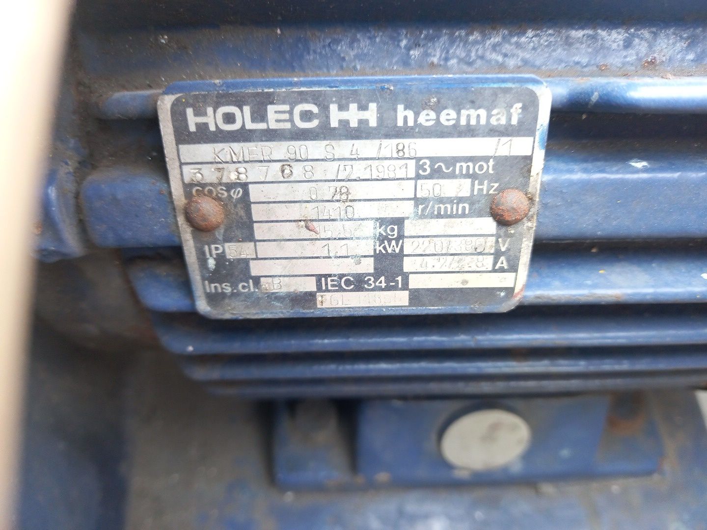 Dmuchawa wentylator 1,1kW