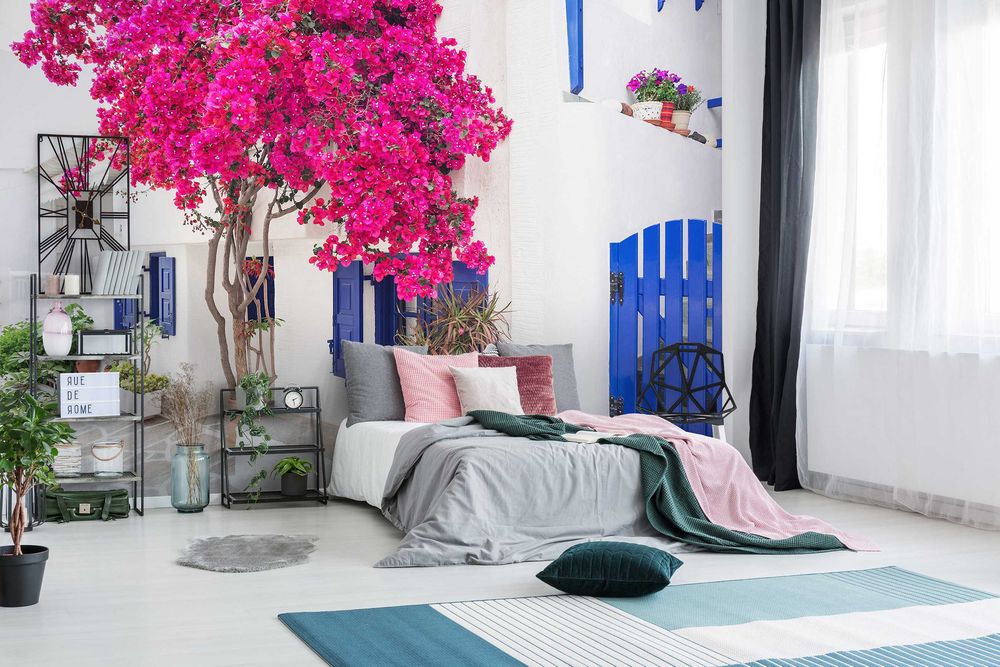 Fototapeta Uliczka w Grecji Widok 3D Na Twój Własny Rozmiar + KLEJ