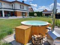 Balia Ogrodowa Hot Tub Wellness Gorąca Beczka Kąpielowa Sauna Bania