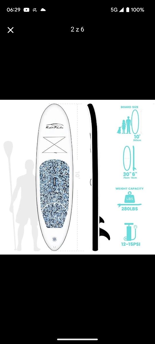 Deska Funwater Tiki 320cm SUP Paddleboard