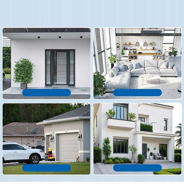 Kamera Zewnętrzna Podwójna Nagrywanie Audio Obraz Obrotowa