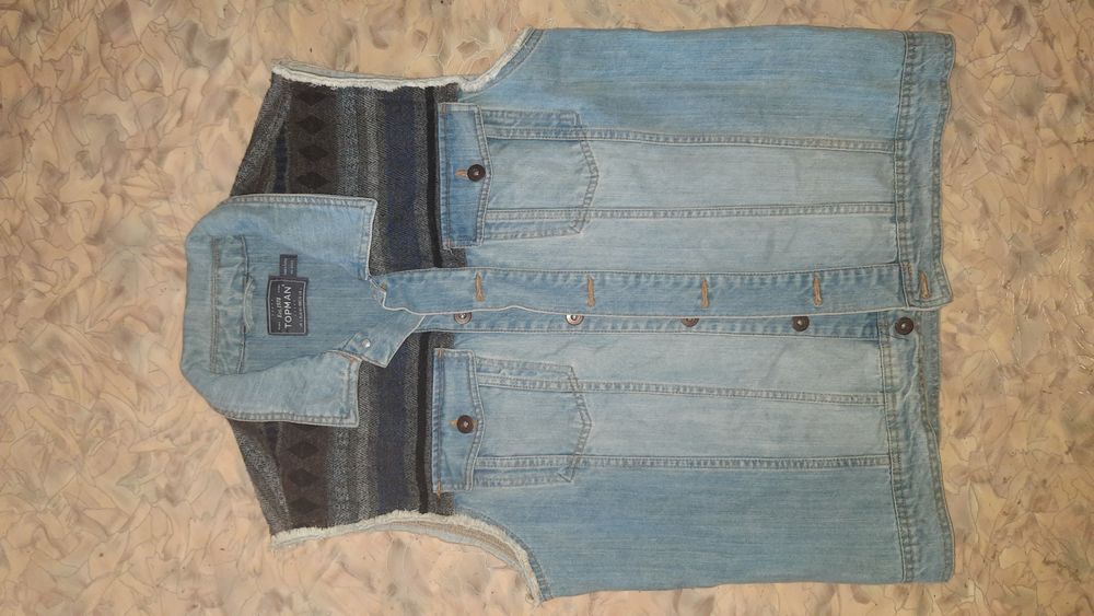 Джинсовая безрукавка Topman размер L