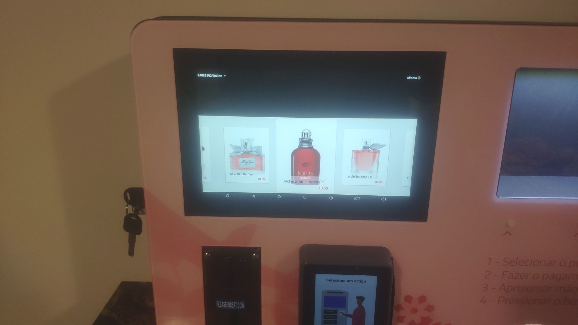 Negócio de perfumes & publicidade
