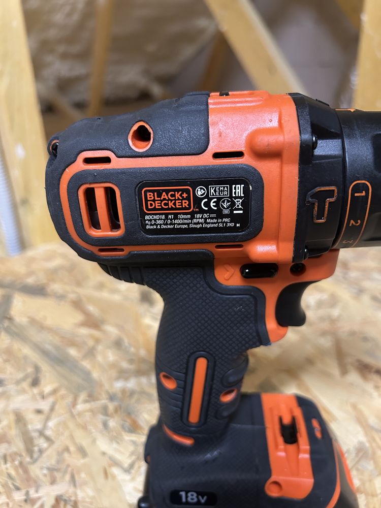 Wkrętarka 18V Black+Decker z udarem