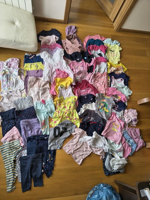 Paka ubranek dla dziewczynki rozmiar 86