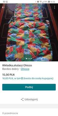 Wkładka,otulacz Chicco