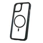 Czarne Etui Silikonowe Mag Rim Case Do Iphone 16 6,7"