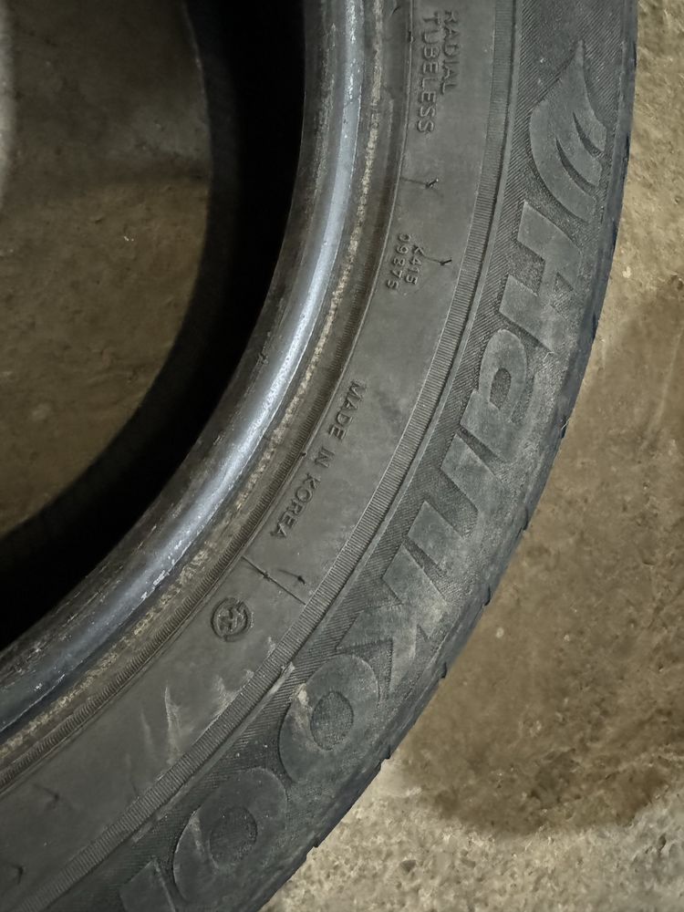 Шини HANKOOK 225/60R17 5.2мм два 2010р резина колеса