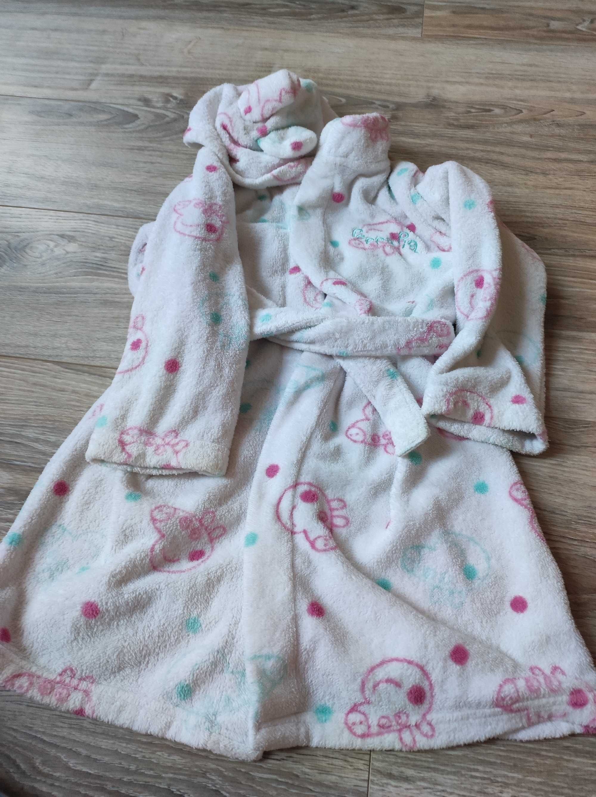 Szlafrok dziewczęcy,Peppa,128,10 zl