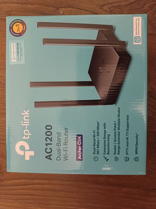 Маршрутизатор TP-LINK Archer C54 WiFi5 / AC12