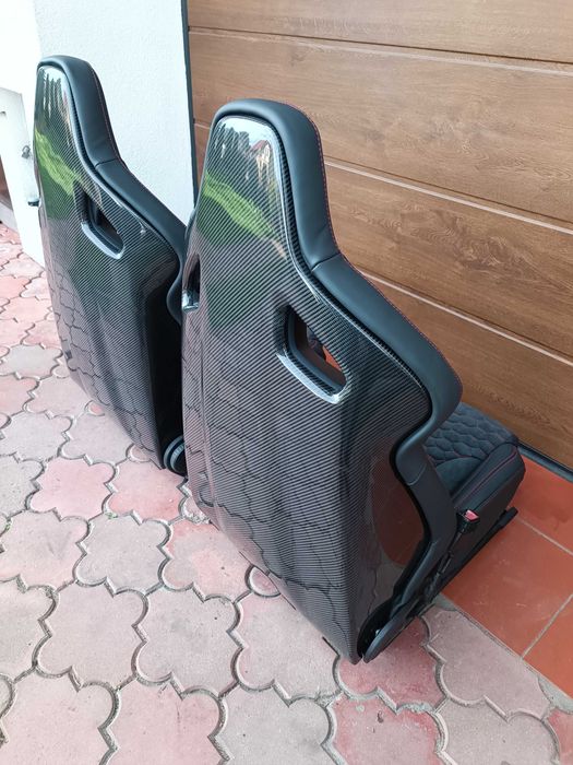 Fotele CARBON RECARO Oryginał Audi RS Performance RS5 RS6 RS7 RS3 R8