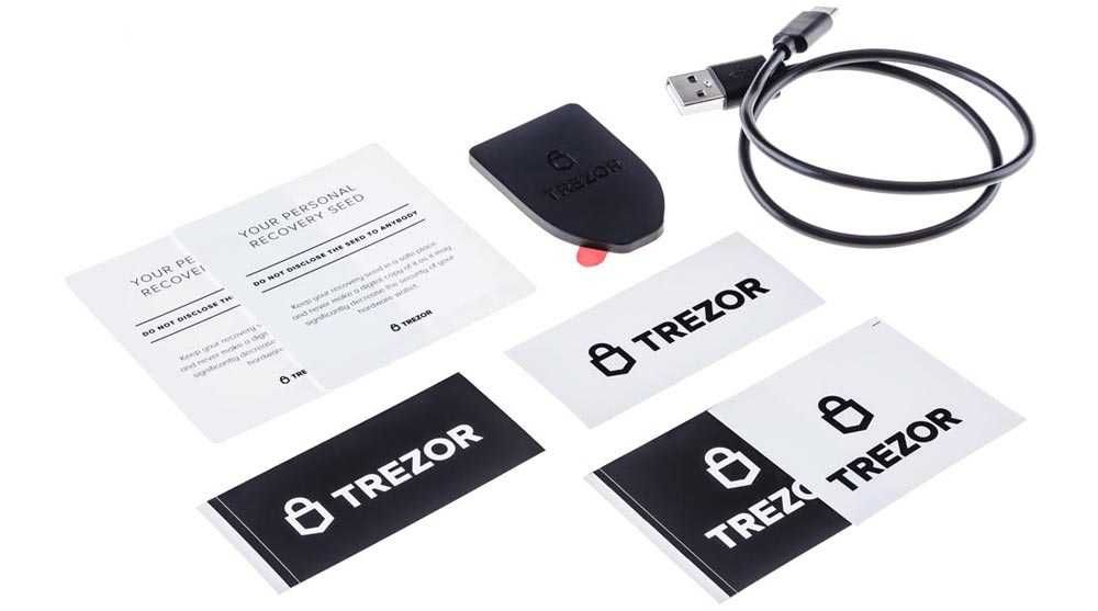 Новый Криптокошелек холодного типа Trezor model t