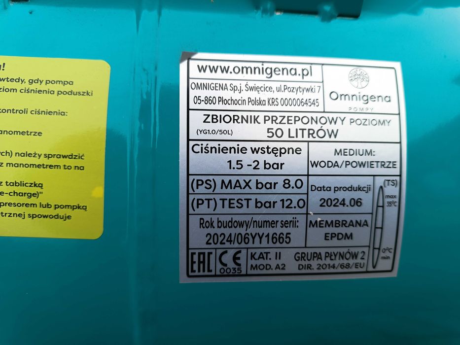 Hydrofor OMNIGENA 50 L