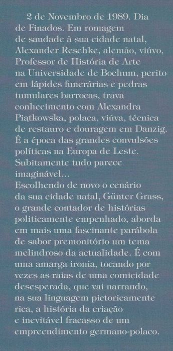 Livro Mau Agoiro de Gunter Grass [Portes Grátis]