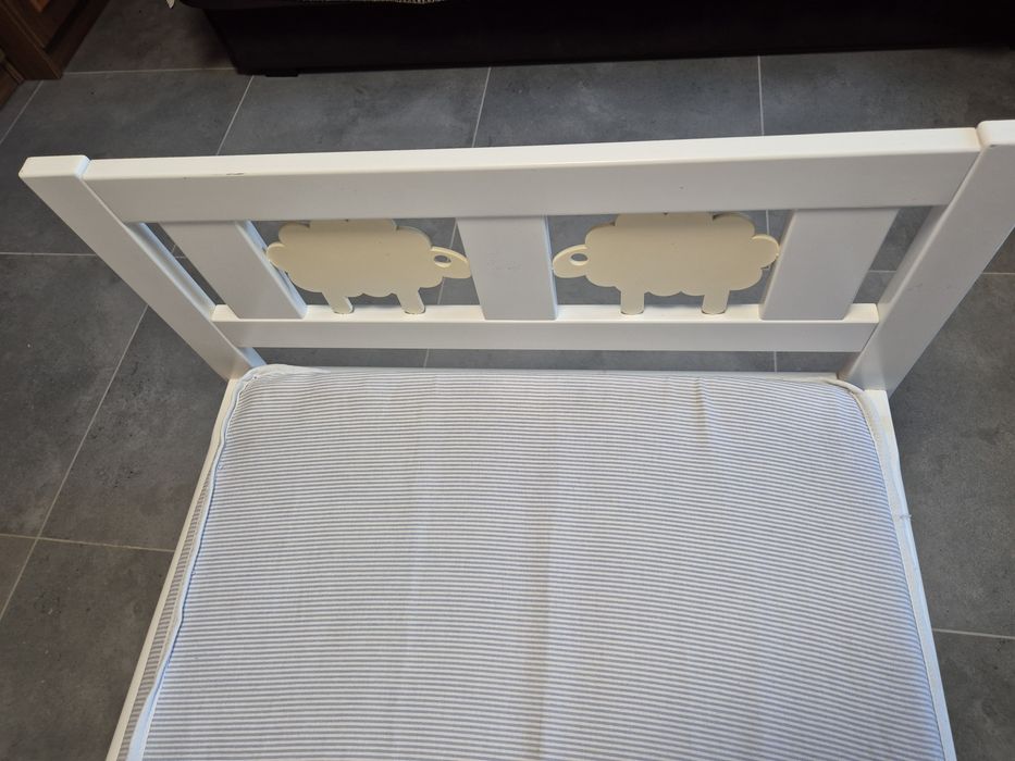 Lożko ikea Sultan Lade 160x70 białe