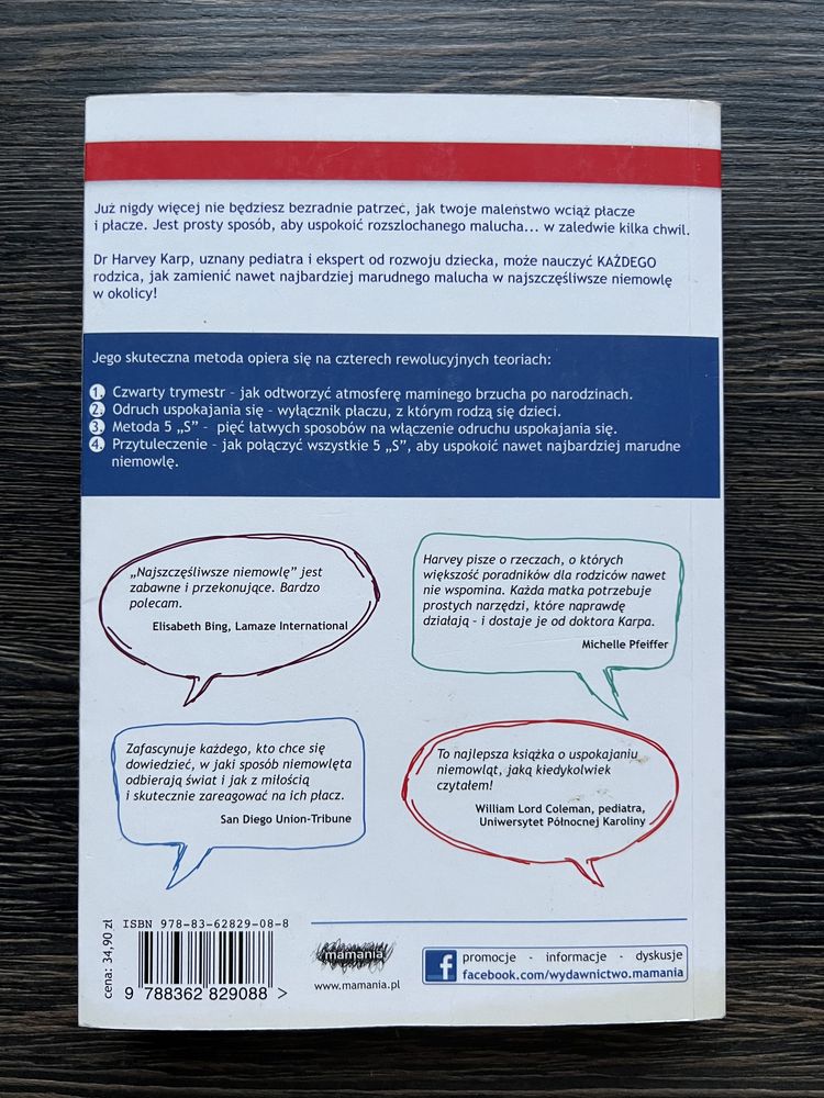 OKAZJA !!! Książka „Najszczęśliwsze niemowlę w okolicy” Harvey Karp