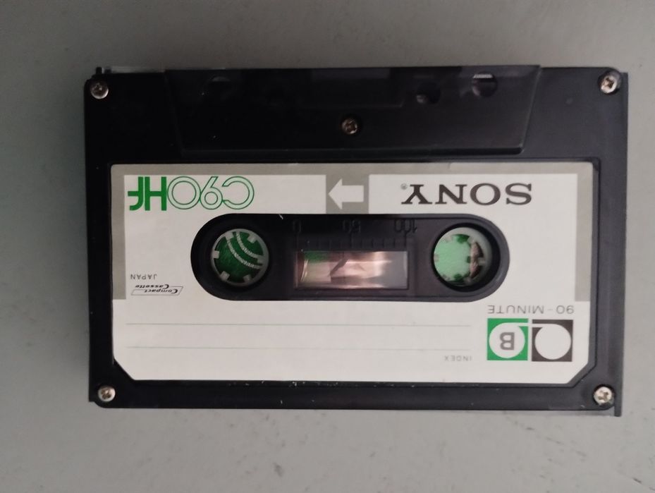 10 аудіо касет Sony I типу, по 90 хвилин, одним лотом