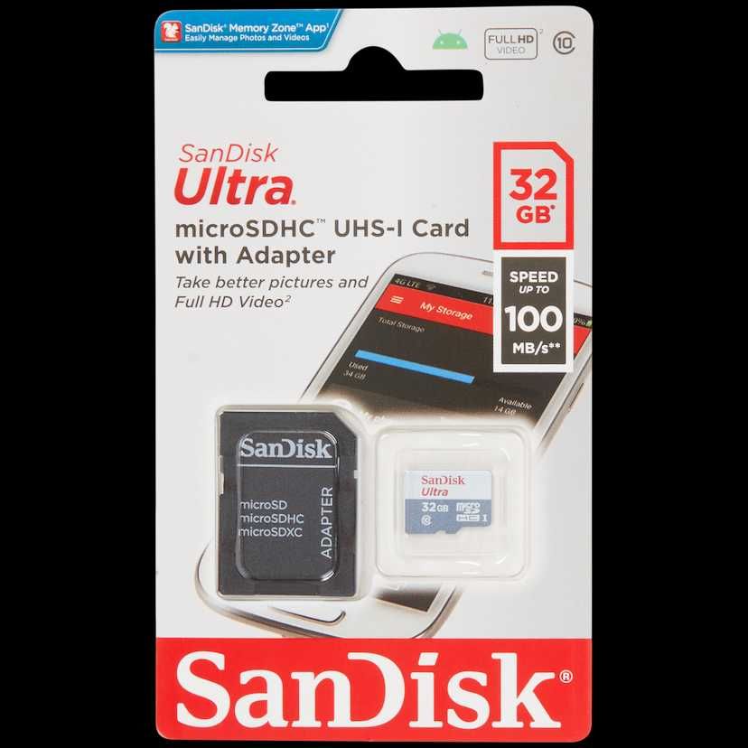 Karta Ultra Micro SDHC SanDisk
32 GB