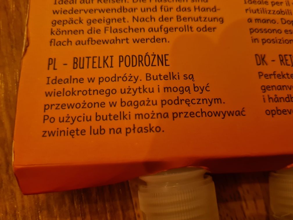 Butelki podróżne, 3x50ml