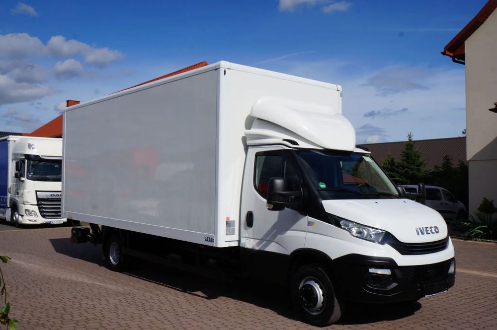 Iveco DAILY 72c18  Automat HI-MATIC Kontener 6 m 74 tys km STAN NOWY  72C21 70C21 70C18 Winda 1000 kg LAWETA POMOC DROGOWA