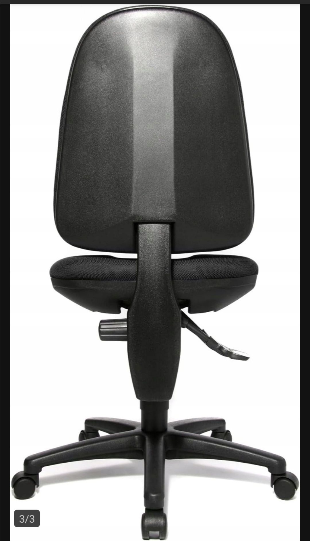 Krzesło obrotowe biurowe czarne