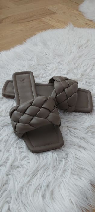 Klapki plecione sandały h&m letnie 39 40