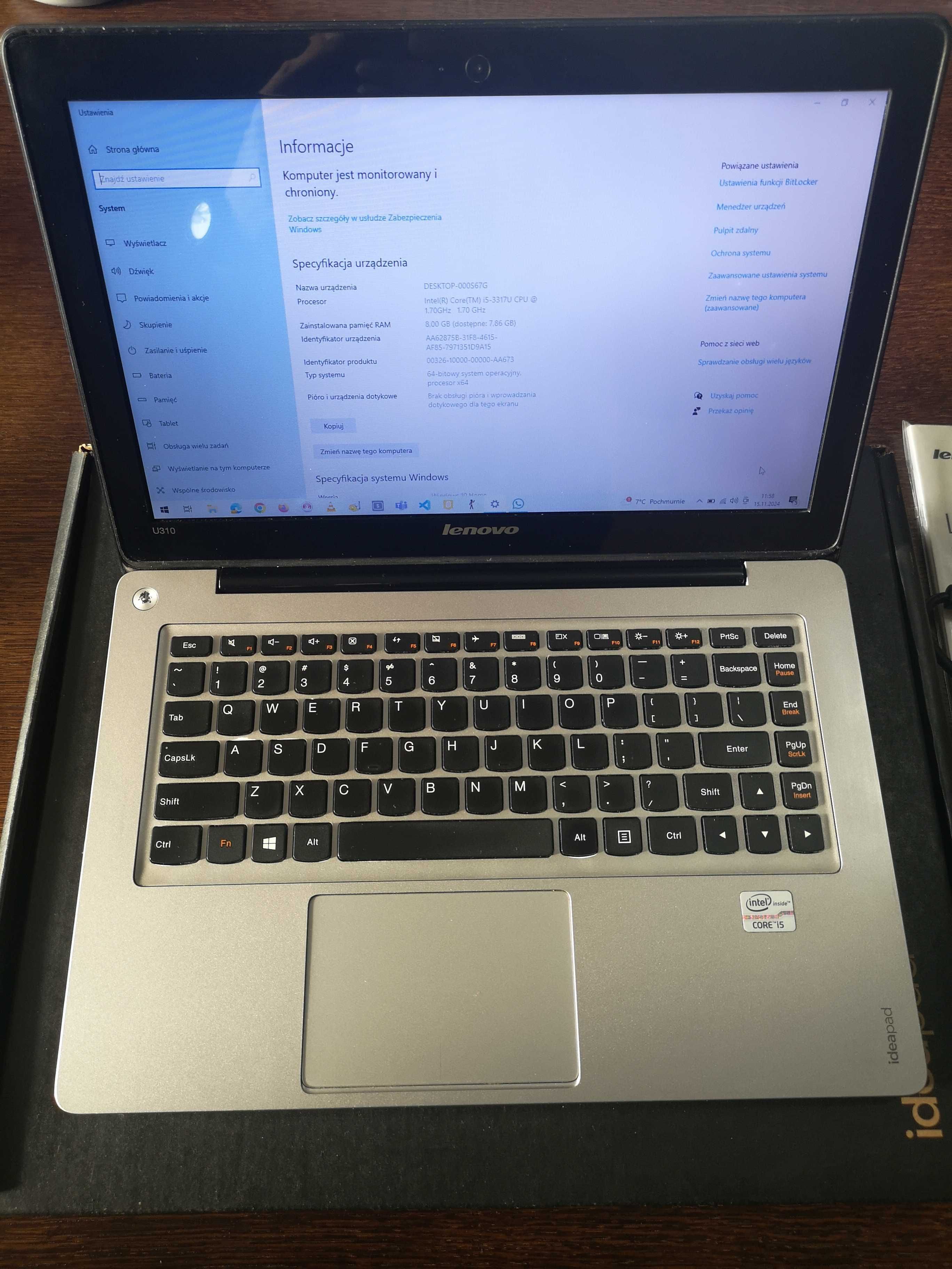 Laptop Lenovo ideapad