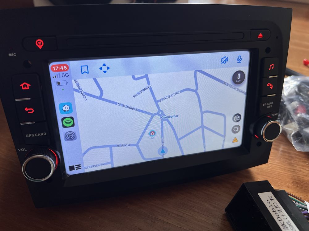 Radio android fiat doblo Carplay android auto Novo