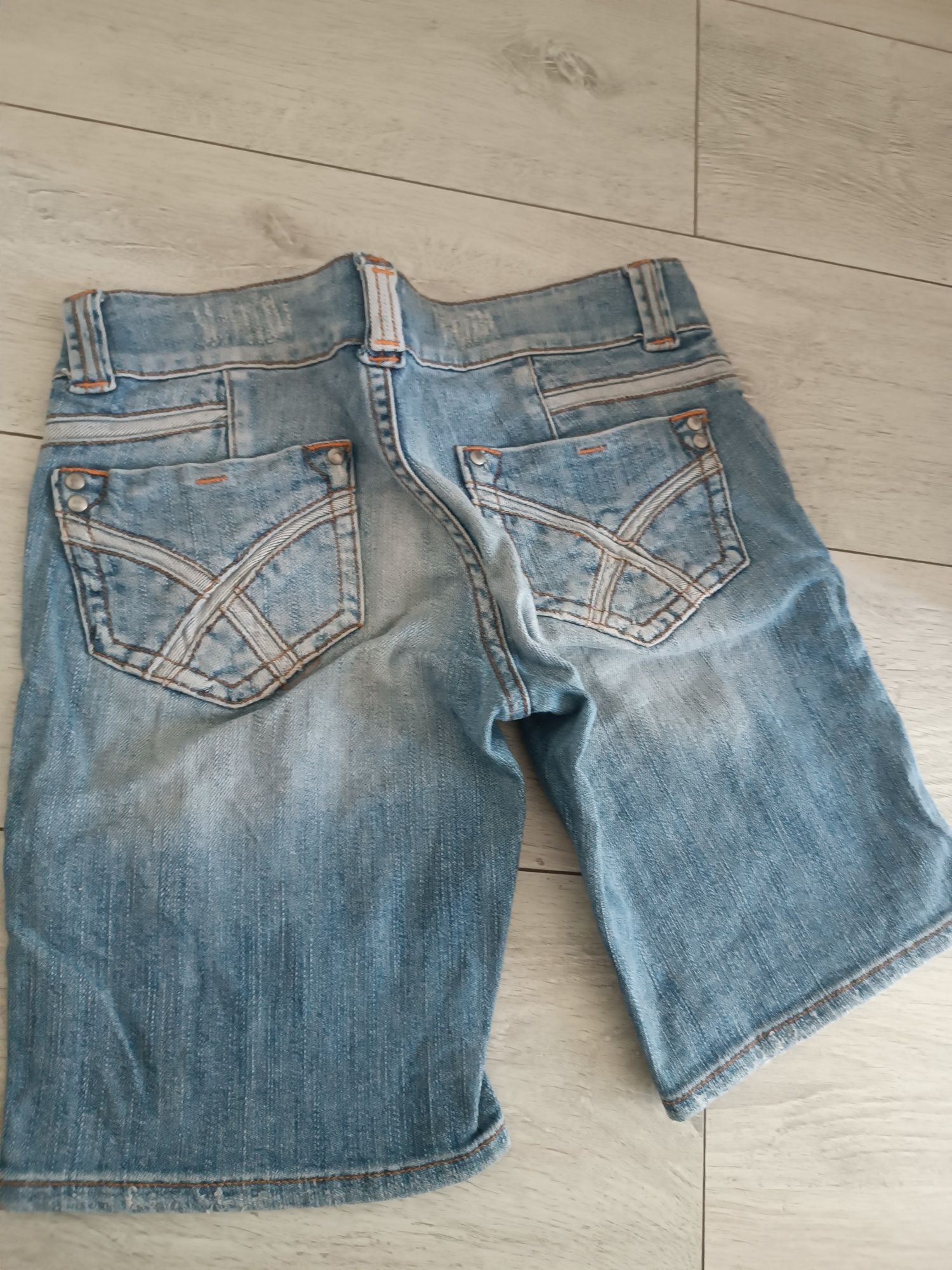 Szorty jeansowe spodenki dżinsowe krótkie Bermudy Orsay s 36