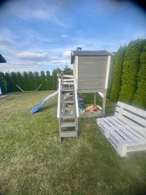 Domek Drewniany dla dzieci - plac zabaw