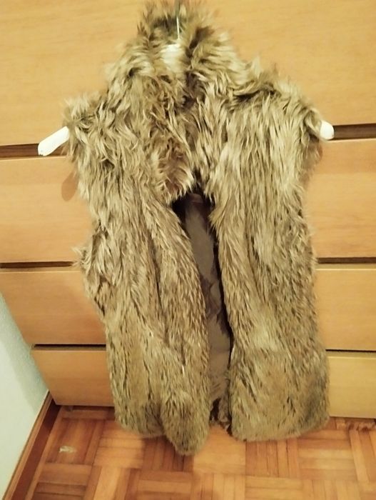 Colete de pêlo senhora