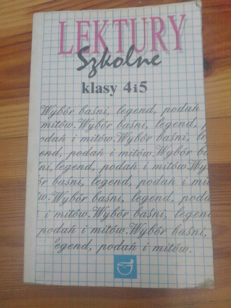 Książka lektury szkolne klasy 4i5