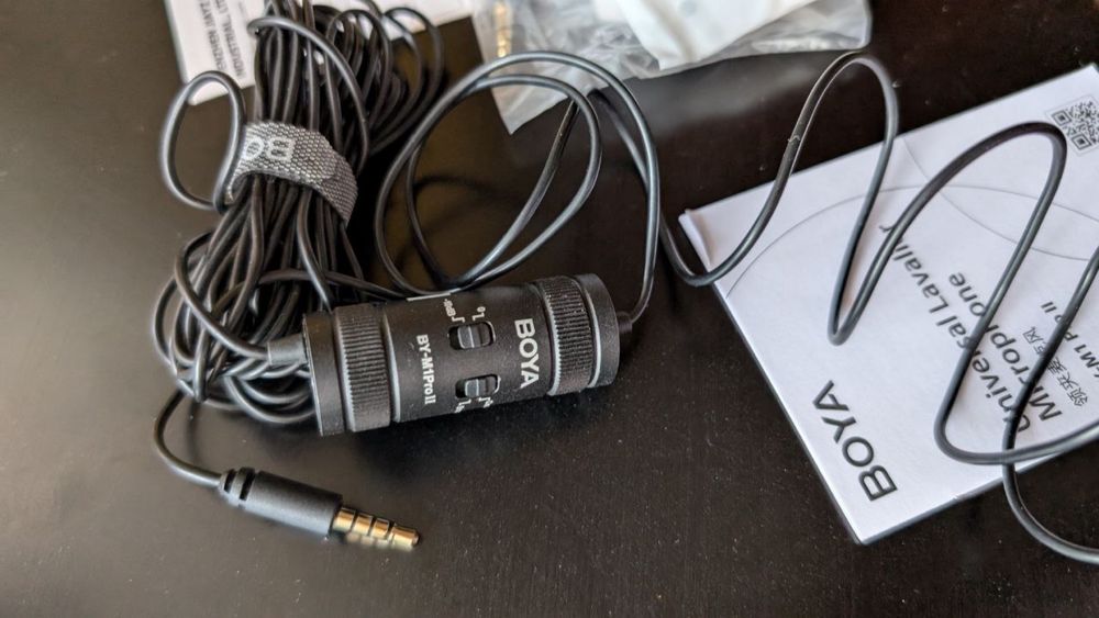 Boya m1 Pro 2  оригінал( петличний мікрофон провідний боя м1 про 2 ll)
