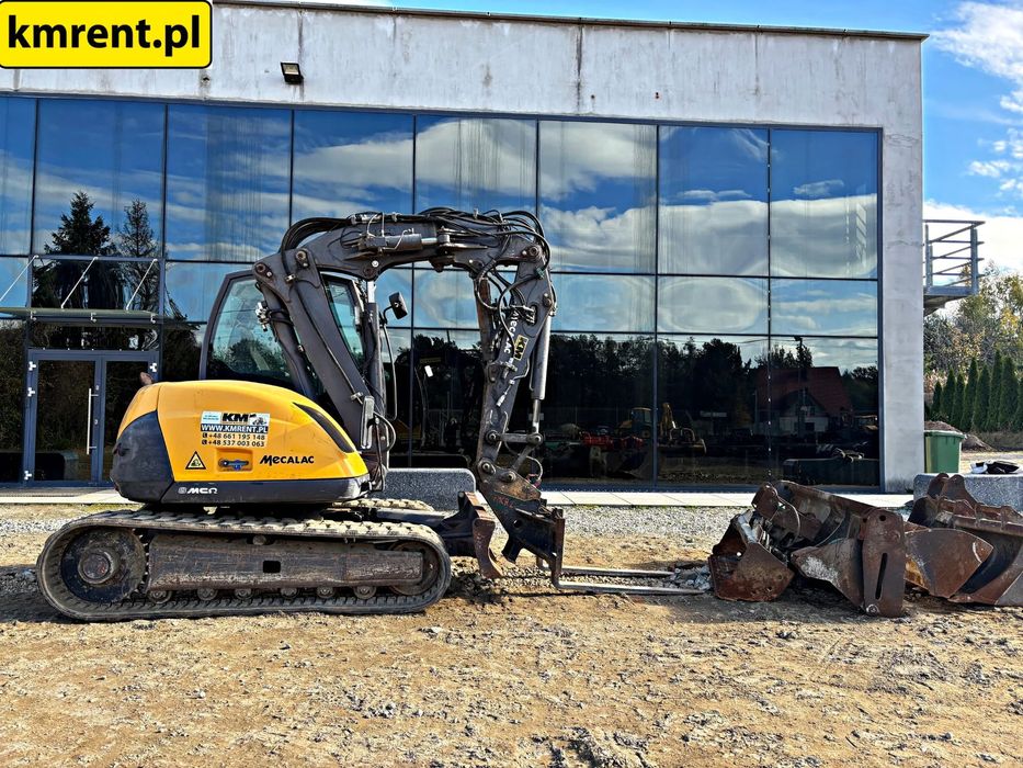 Mecalac 8 MCR MINI-KOPARKA 2014R. | 6 MCR JCB 8055 8080 KUBOTA KX KOMATSU PC88