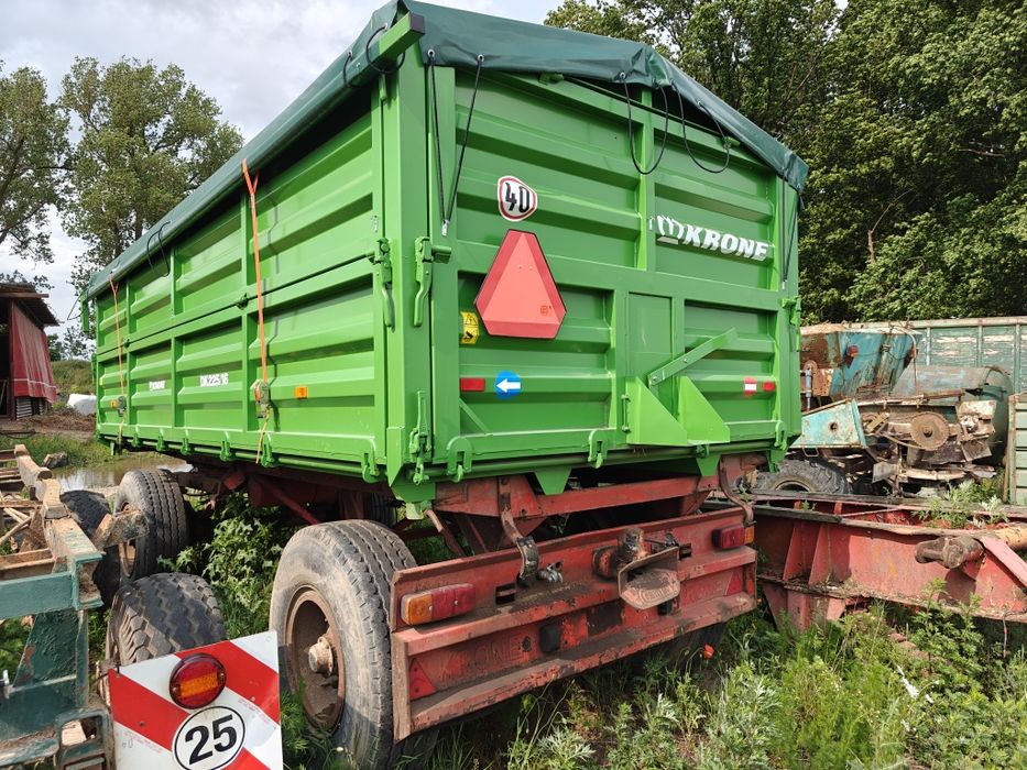 Krone 3 stronny wywrot przyczepa rolnicza