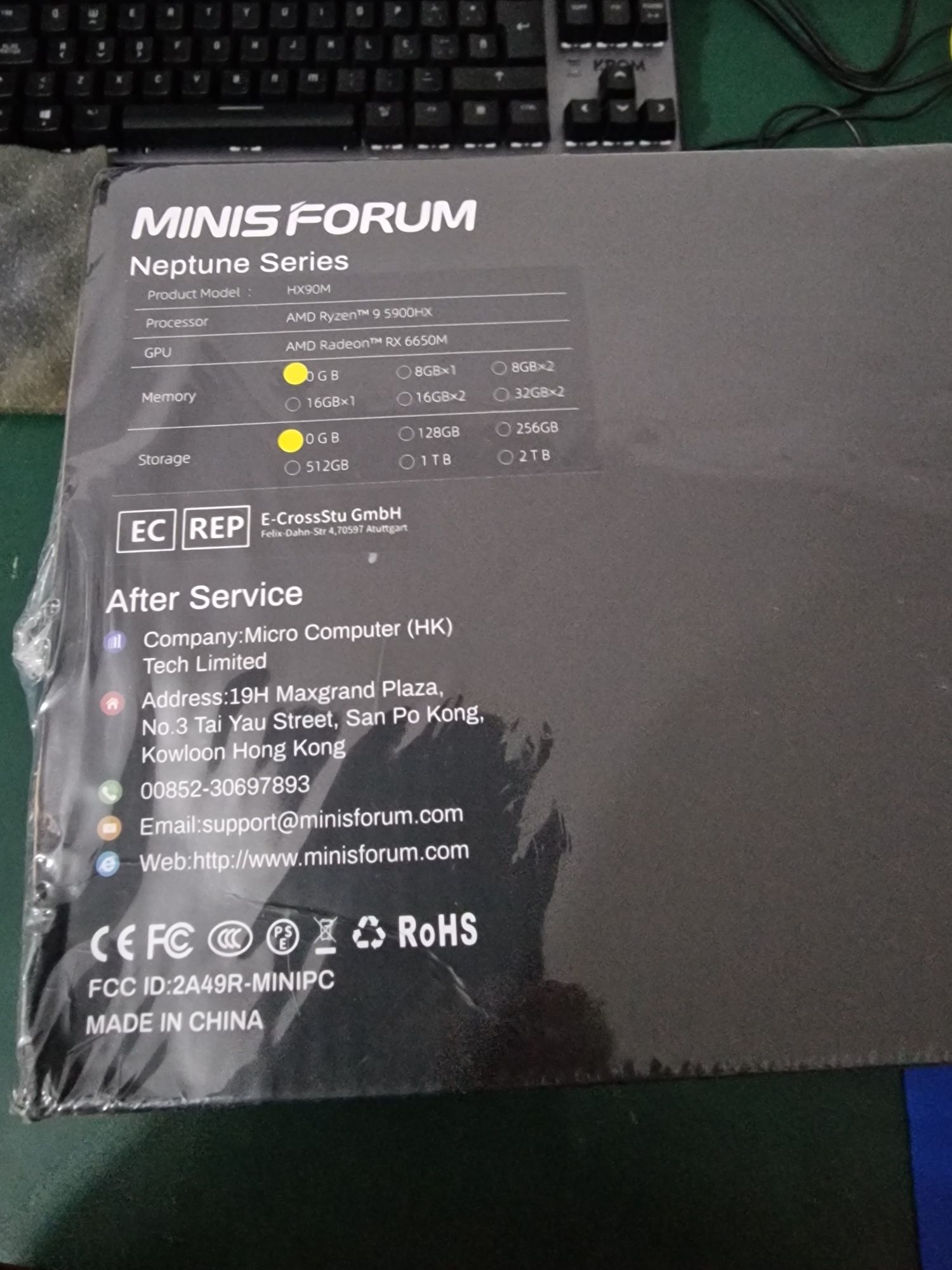 MiniPC MinisForum HX90M-EU