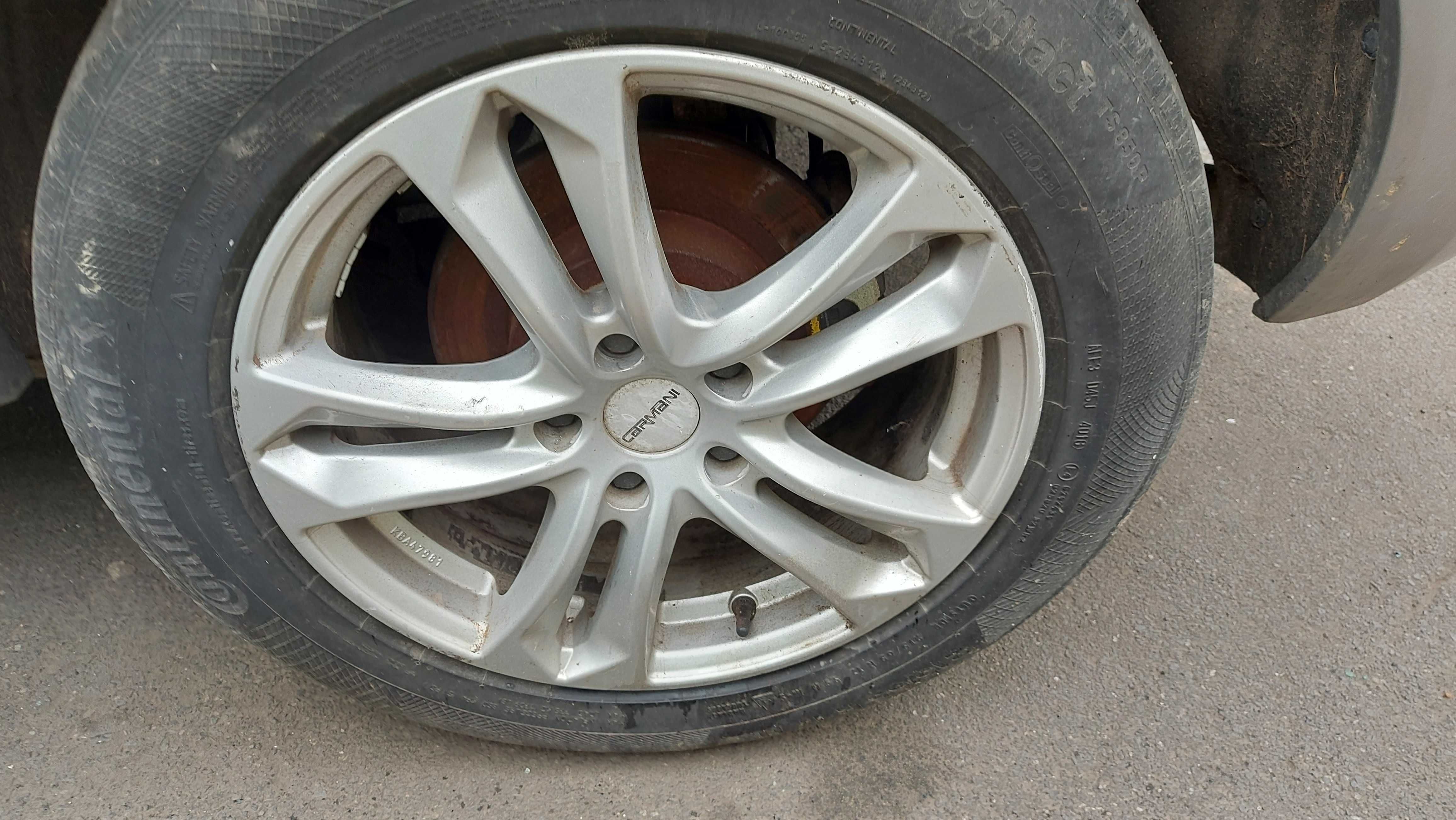 Renault Koleos felgi aluminiowe 5x114/3/17 FV części/dostawa