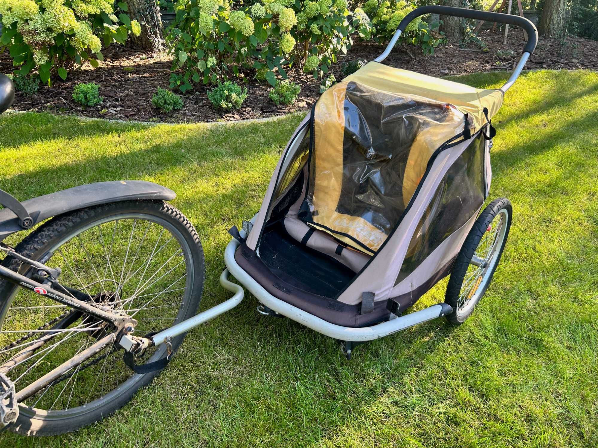 Przyczepka rowerowa 2 osobowa Croozer 535