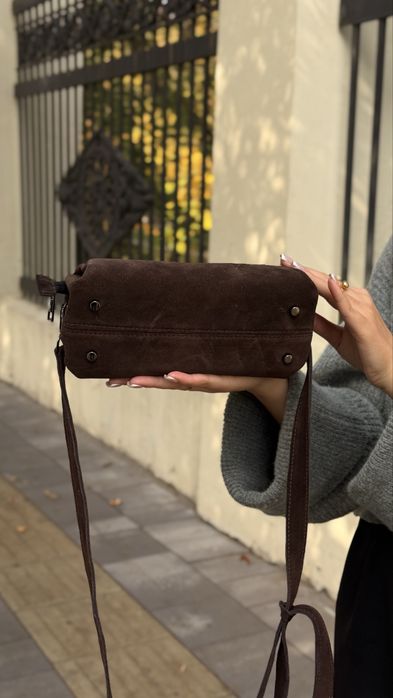 Замшева сумочка жіноча, замшева сумка