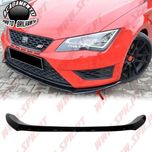 LIP SPOILER FRONTAL SEAT LEON 3 FR - CUPRA (BLACK GLOSS) - Plástico