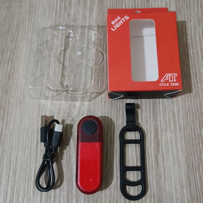 Luz led traseira bicicleta - Novo