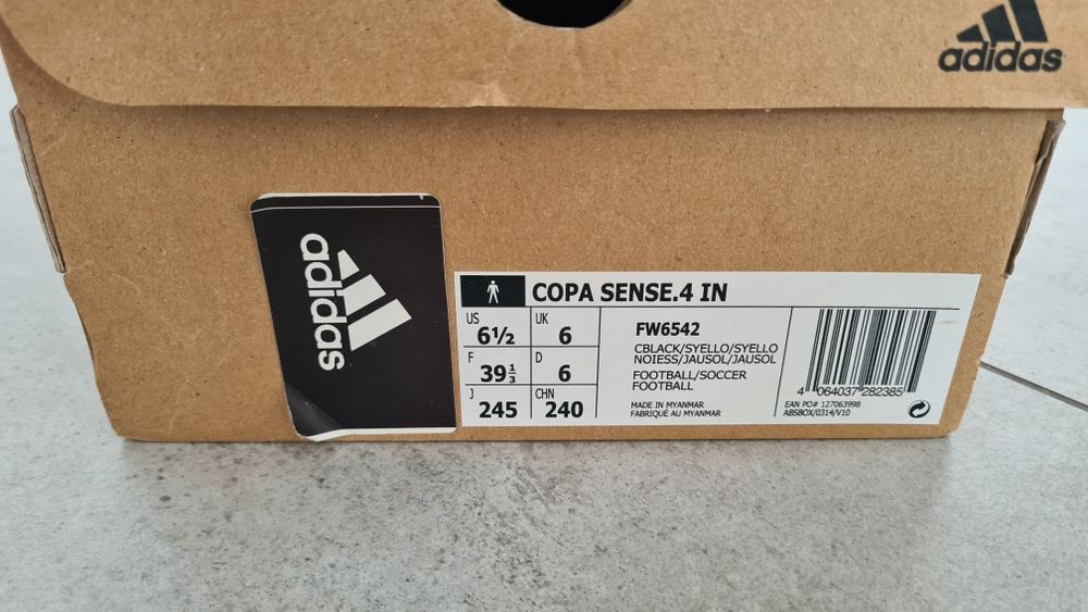 Adidas halówki 39 1/3 COPA SENSE (korki) buty halowe 4 (halówki)