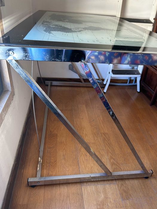 escritório mapa mundi