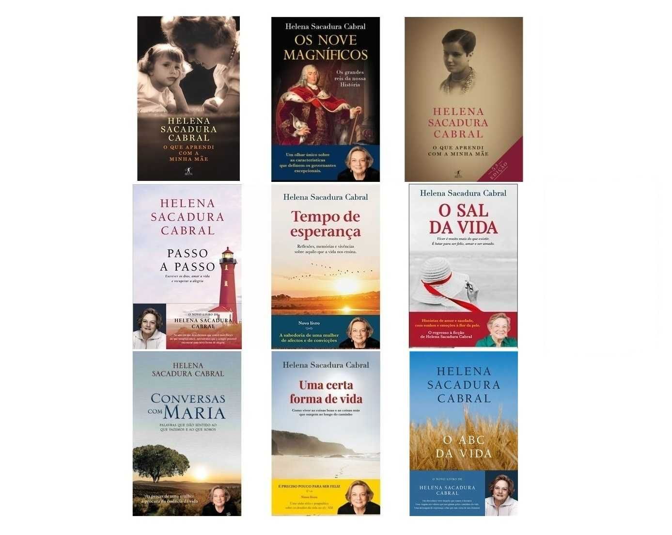 Helena Sacadura Cabral: Passo a Passo / O Sal da Vida/ ... -Desde 5€