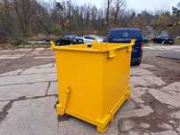 PMDB 1300 L - zbiornik stalowy z klapowym dnem