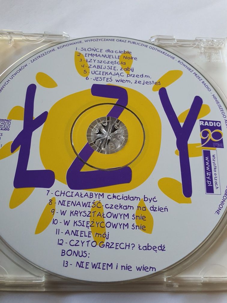 Łzy Słońce pierwsze wydanie CD