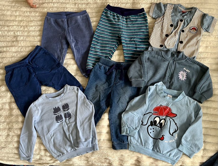 Лот брендових речей 74,80 см. Штани, лонг, джинси.